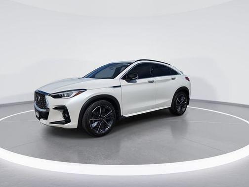 Majestic White 2023 INFINITI QX55 SENSORY