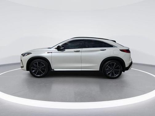 Majestic White 2023 INFINITI QX55 SENSORY