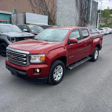 Red 2016 GMC Canyon SLE