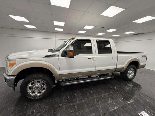 White 2012 Ford F-250 Lariat