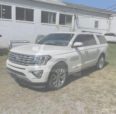 White Platinum Metallic Tri-Coat 2019 Ford Expedition Max Limited