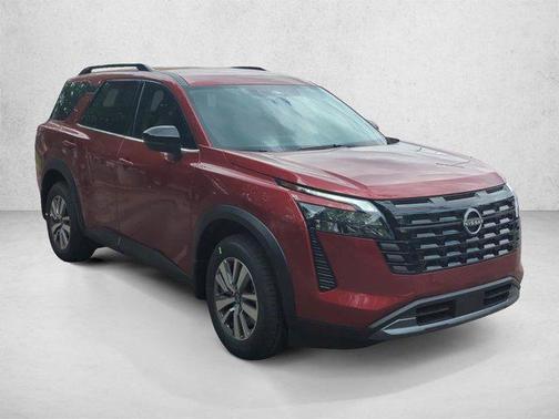 Scarlet Ember Tintcoat 2026 Nissan Pathfinder SL