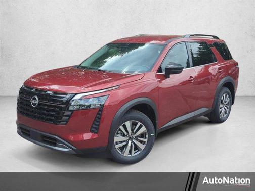 Scarlet Ember Tintcoat 2026 Nissan Pathfinder SL