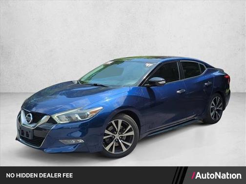 Deep Blue Pearl 2017 Nissan Maxima 3.5 Platinum