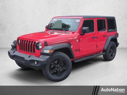 Firecracker Red Clearcoat 2020 Jeep Wrangler Unlimited Sport Altitude