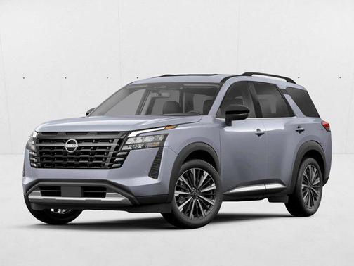 Boulder Gray Pearl 2026 Nissan Pathfinder Platinum