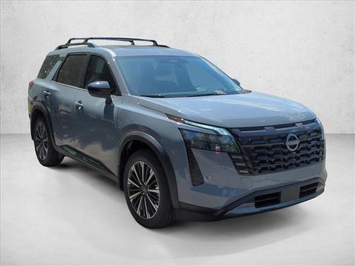 Boulder Gray Pearl 2026 Nissan Pathfinder Platinum