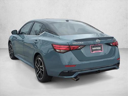 Atlantic Gray Metallic/Super Black 2025 Nissan Sentra SR