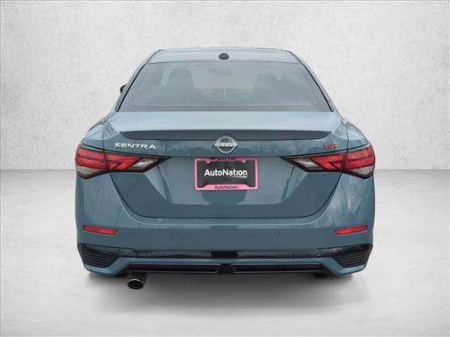 Atlantic Gray Metallic/Super Black 2025 Nissan Sentra SR
