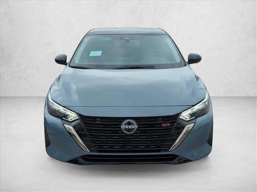 Atlantic Gray Metallic/Super Black 2025 Nissan Sentra SR
