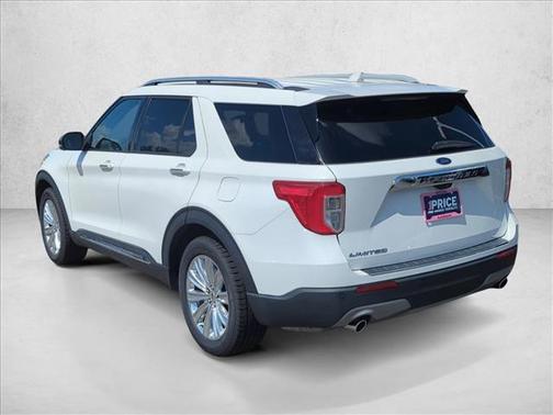 Star White Metallic Tri-Coat 2023 Ford Explorer Limited