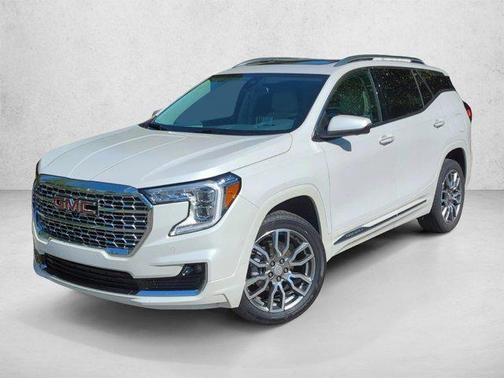 White Frost Tricoat 2024 GMC Terrain Denali