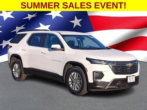 Summit White 2023 Chevrolet Traverse LT Leather