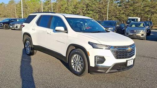 Summit White 2023 Chevrolet Traverse LT Leather