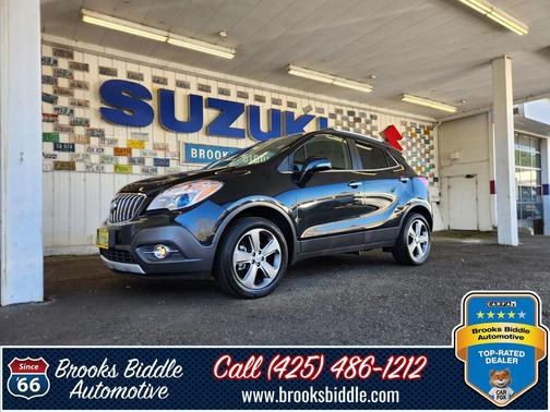Carbon Black Metallic 2014 Buick Encore Leather