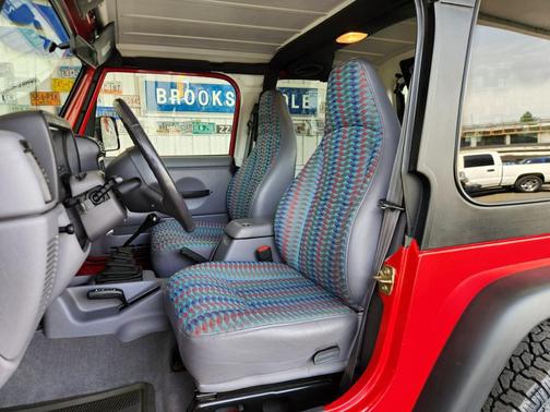 Flame Red 1997 Jeep Wrangler Sport