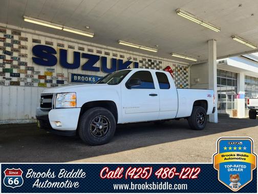 Summit White 2007 Chevrolet Silverado 1500 LT1 Extended Cab