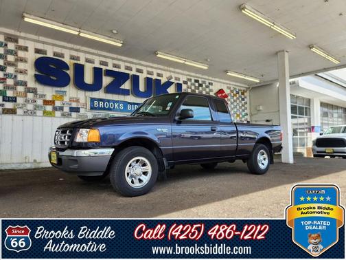 Deep Wedgewood Blue Metallic 2002 Ford Ranger XLT SuperCab