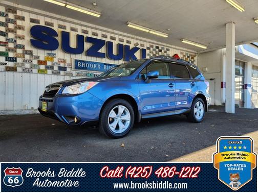 Quartz Blue Pearl 2015 Subaru Forester 2.5i Limited