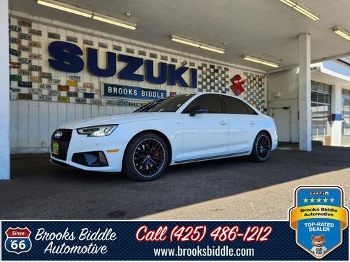 WHITE 2019 Audi A4 Premium Plus 45 TFSI Quattro