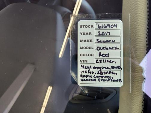 2017 Subaru Outback 2.5i Premium