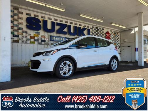 Summit White 2019 Chevrolet Bolt EV LT
