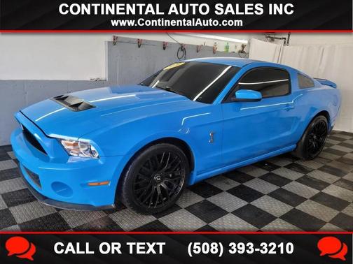 Blue 2010 Ford Mustang GT Premium