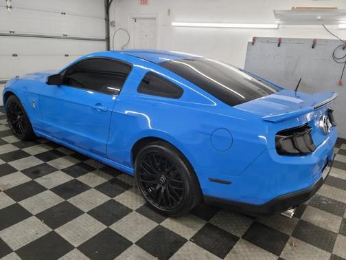 Blue 2010 Ford Mustang GT Premium