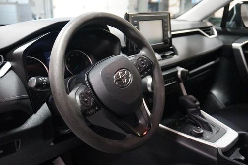 Super White 2019 Toyota RAV4 Hybrid LE