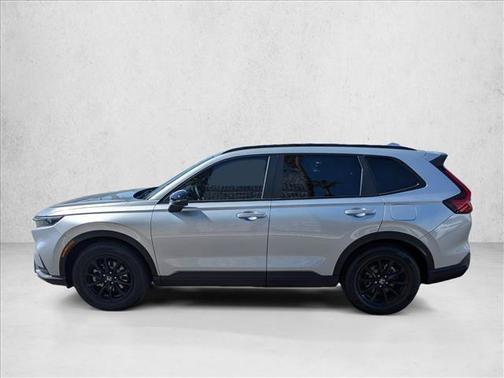 Solar Silver Metallic 2026 Honda CR-V Hybrid Sport-L FWD