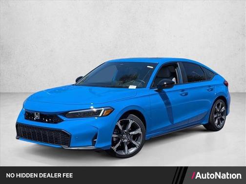 Boost Blue Pearl 2026 Honda Civic Hybrid Sport Touring