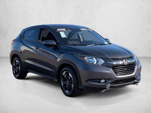 Gray 2018 Honda HR-V EX