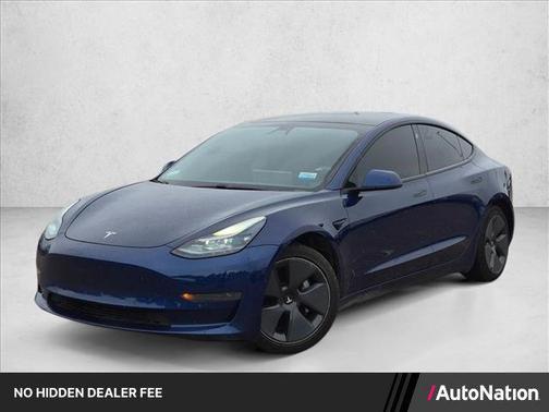 Deep Blue Metallic 2021 Tesla Model 3 Standard Range Plus