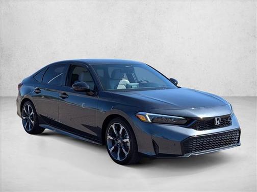 Meteorite Gray Metallic 2025 Honda Civic Hybrid Sport Touring