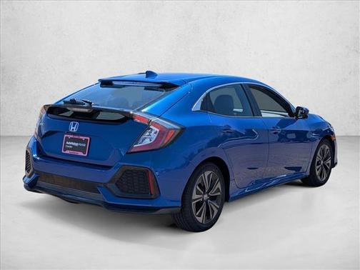 Aegean Blue Metall 2018 Honda Civic EX-L