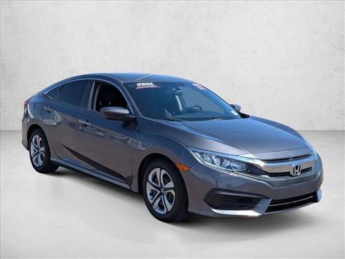 Silver/Gray 2017 Honda Civic LX
