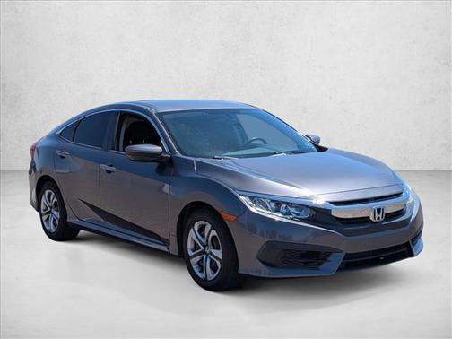 Silver/Gray 2017 Honda Civic LX