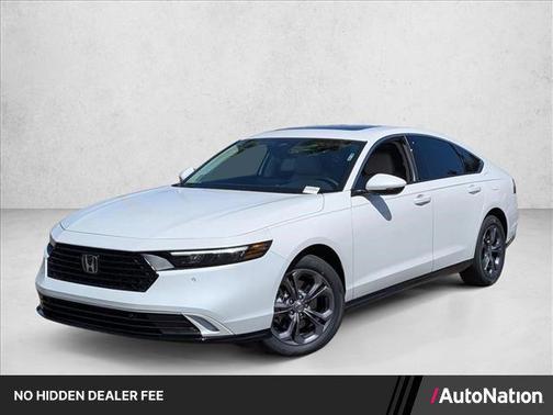 Platinum White Pearl 2026 Honda Accord Hybrid EX-L