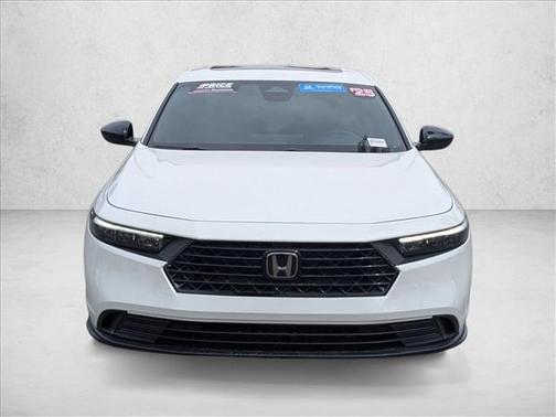 Platinum White Pearl 2025 Honda Accord Hybrid Sport