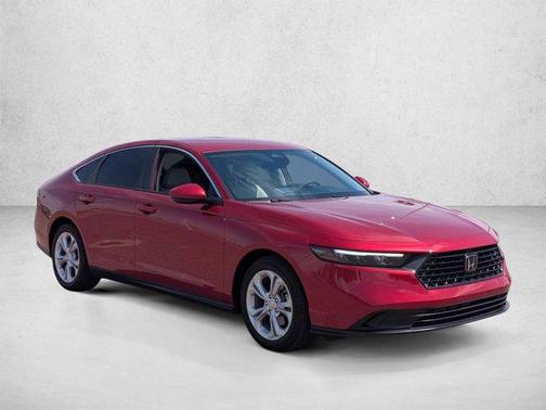 Radiant Red Metallic 2025 Honda Accord LX 1.5T