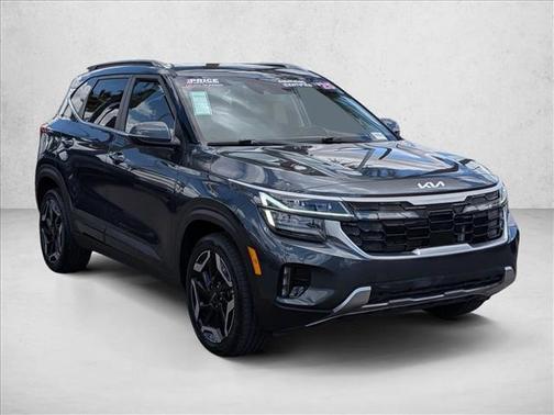 Gravity Gray 2025 Kia Seltos SX Turbo