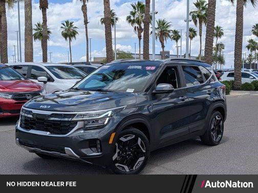Gravity Gray 2025 Kia Seltos SX Turbo