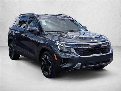 Gravity Gray 2025 Kia Seltos SX Turbo
