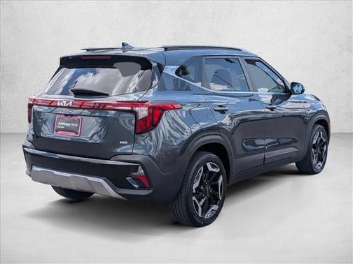 Gravity Gray 2025 Kia Seltos SX Turbo