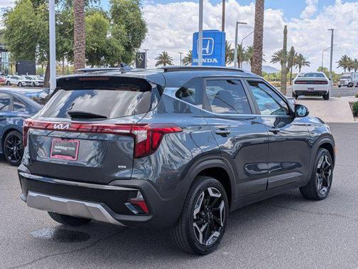 Gravity Gray 2025 Kia Seltos SX Turbo