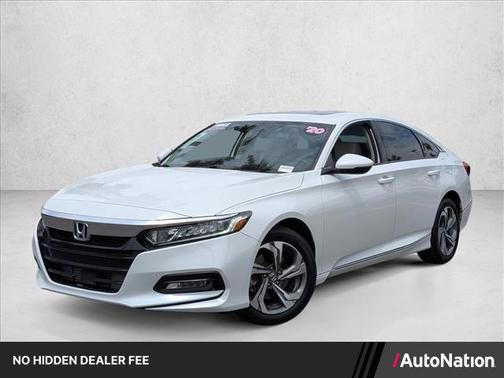 Platinum White Pearl 2020 Honda Accord EX-L 1.5T