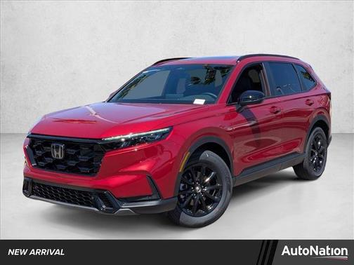 Radiant Red Metallic 2026 Honda CR-V Hybrid Sport-L FWD