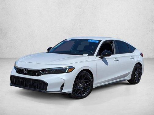 Platinum White Pearl 2026 Honda Civic Sport