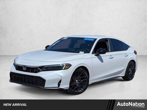 Platinum White Pearl 2026 Honda Civic Sport