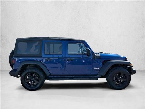 Ocean Blue Metallic Clearcoat 2018 Jeep Wrangler Unlimited Sport